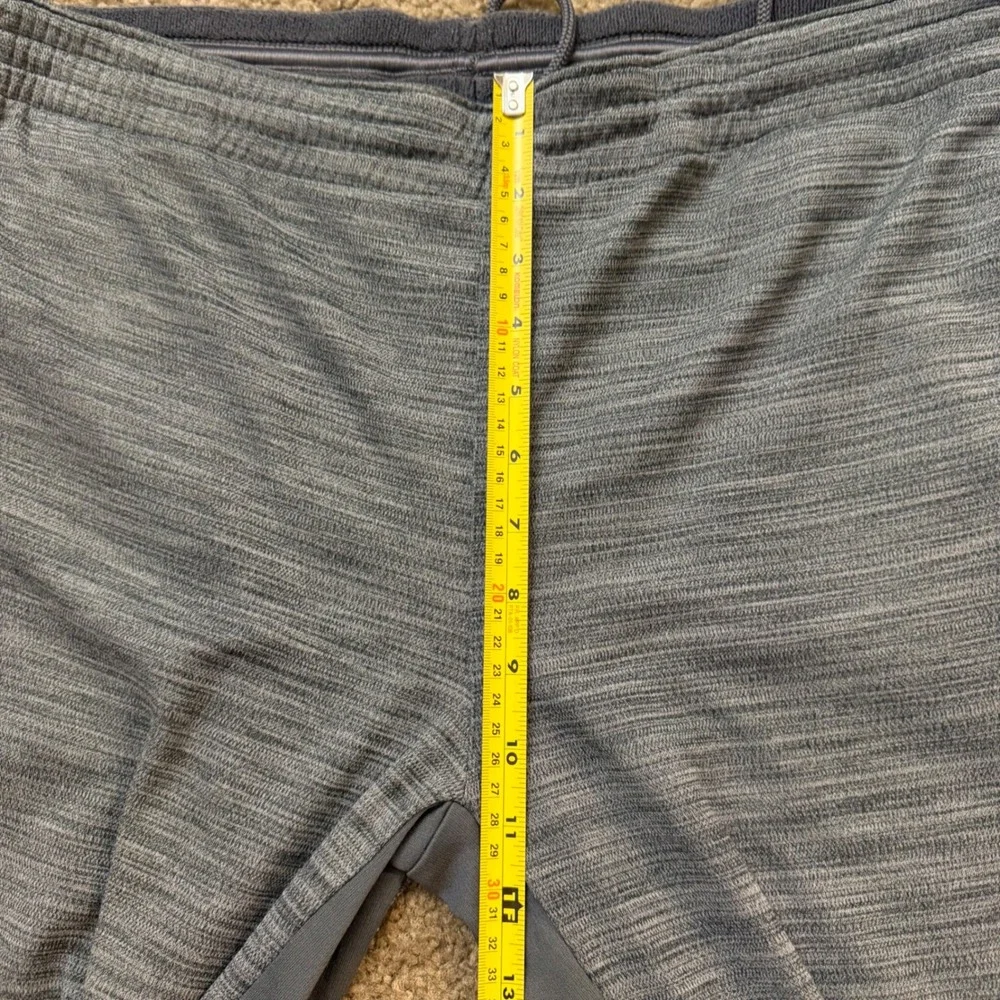 Adidas Mens Grey Space Dye Jogger Pants Tapered Athletic Training Size Medium